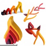 Grimm's Small Flames Nesting Wooden Blocks Stacker Elements of Nature FIRE  B001CN2PSY
